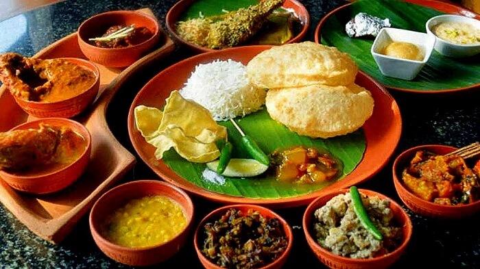 Disfrute de la deliciosa comida de Kolkata