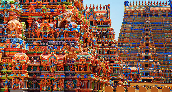 Excursión al Templo de Tamil Nadu con Kerala y Bangalore